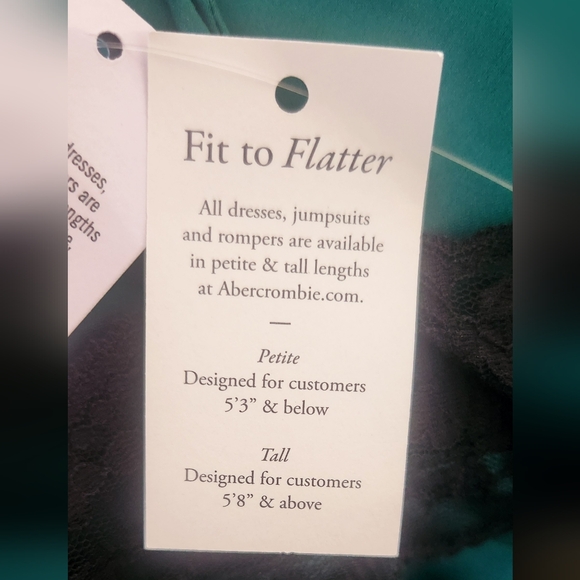 Abercrombie & Fitch Green Satin Chemise - Picture 5 of 7